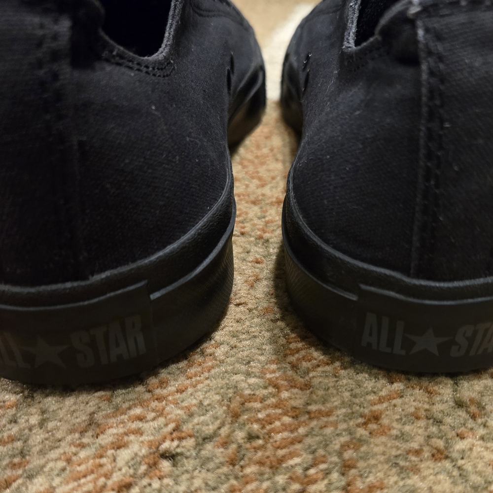 Converse All Star Black Canvas Sneakers - Picture 10 of 11